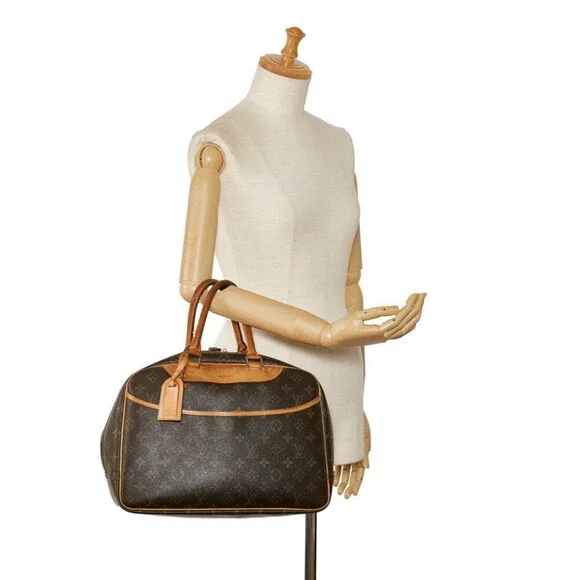 Louis Vuitton Monogram Deauville Canvas Handbag M47270 in Good condition